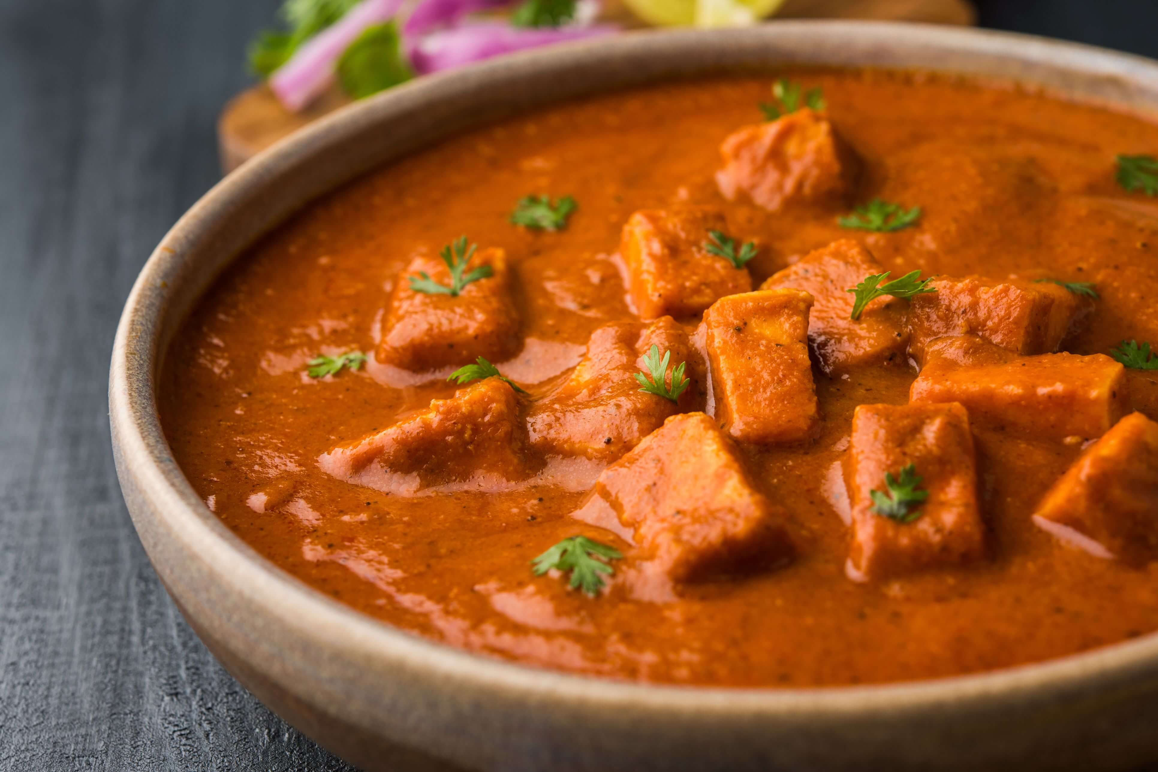 Learn to cook vegan tofu tikka masala at home with Tandoori Flames easy and...